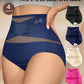 🌸Last Day-Buy 1 Get 3 Free✨4-Pack Cross-Waist Mesh Women's Thong Pants, Soft Breathable High Waist, Comfortable Non-Squeezing