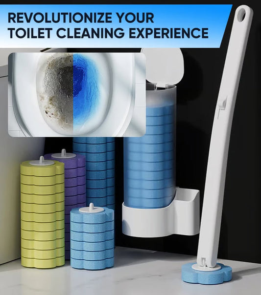 🔥LAST DAY SPECIAL PRICE £6.99!!⚡50K+ SOLD!🚽💦Hands-Free Cleaning Gadget🧽Disposable toilet cleaning tool💦