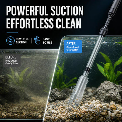 🎉HOT SALE 50% OFF🔥Electric Aquarium Gravel Cleaner✨
