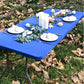 🌸 Limited Time Special Price ￡7.99!!✨Pack Stretch Fabric Table Top Cap Cover, fits 4ft/6ft/8ft Tables