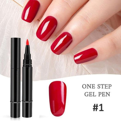 💅 Limited Time Buy 1 Get 1 Free - £7.99! ✨One Step Gel Nail Pen | 3-in-1 No Topcoat UV Nail Polish | Long-Lasting DIY Manicure Pen with Precision Tip🎨