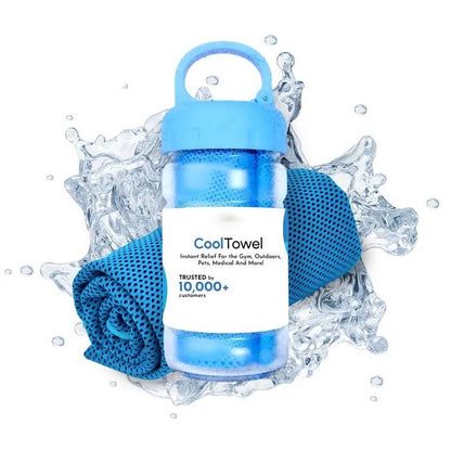 ⏰⏰Last Day Buy 1 Get 1 Free❄💦Cold Sweat Towel You Can Use Anywhere, Anytime! Reusable Soft Absorbent Cooling Portable– UK Ready! 🇬🇧