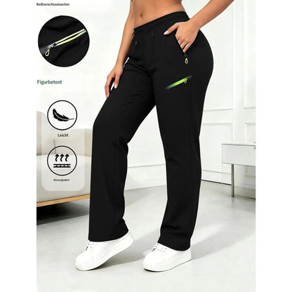 🔥LAST DAY SALE 50% OFF!!🔥Women’s Straight-Leg Cargo Trousers – Elastic Waist, 6-Pocket Casual Pants for Work, Travel & Everyday Wear 👖✨