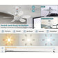 🔥LAST DAY SALE 49% OFF🔥SmartBreez™ 40W LED Ceiling Fan Light – 20.5” Ultra-Quiet with Remote 🎯 | E27 + FREE B22 Adapter 🔌 | For Bedroom 😴, Kitchen 👩‍🍳 & Garage 🛠️ – UK Ready! 🇬🇧