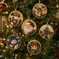 🎁LAST DAY SALE ONLY ￡7.99/6PCS!!🎄✨Christmas Wooden DIY Painting Hanging Ornaments Set -💎Make sparkling 5D pearl decorations yourself