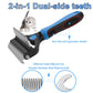 🐾Last Day-BUY 1 GET 1 FREE🏆✂️Dog Grooming Comb UK – Stainless Steel Double-Sided Brush, Universal Detangling & Shedding Tool for Daily Pet Coat Care