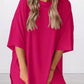 💕Last Day Promotion 49% OFF🔥Casual Oversized 2-Piece Lounge Set with Crewneck & Split Hem