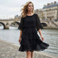 🎁LAST DAY  50% OFF! Women's Elegant Layered Ruffle Sleeve Dress – Effortless Style for Every Occasion 💃