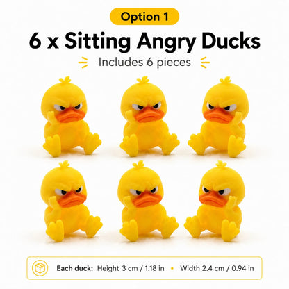 🔥Last Day Buy 1 Get A 6-Pack😠Add A Little Attitude To Your Space - Angry Duck Figurine🐥
