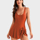 🩱Summer Hot Sale 50% OFF💃Women's One Piece Tummy Control Tie Knot Swimsuit
