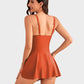 🩱Summer Hot Sale 50% OFF💃Women's One Piece Tummy Control Tie Knot Swimsuit