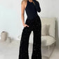 💖LAST DAY SALE 60% OFF💃Women’s Fashion Sequin Wide-Leg Pants
