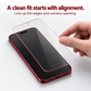 📱LAST DAY SALE ONLY￡8.99! ✨❤️Red Shimmer Privacy Tempered Glass Screen Protector for iPhone –Stylish Protection & Extra Privacy! ✨