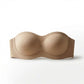 💗LAST DAY SALE 50% OFF⚡50K+ SOLD!💕Womens Strapless Bras Push Up Bandeau Bra Non Slip Wireless Supportive Padded Bras Seamless Comfortable Tube Jelly Bra