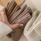 🔥❄️Hot Sale-Buy 1 Get 3 Packs✨❄️Cozy Ribbed Fleece Lined Crew Socks