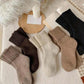 🔥❄️Hot Sale-Buy 1 Get 3 Packs✨❄️Cozy Ribbed Fleece Lined Crew Socks