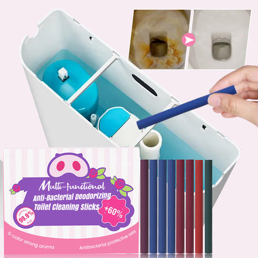 ✨Last Day Sale- Buy 2 Get 1 free🔥Multi-functional Anti-Bacterial Deodorizing Toilet Cleaning Sticks🌈