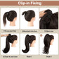🩷LAST DAY PROMOTION - 50%OFF😍Curly Wavy Frizzy Hair Extension with Ponytail