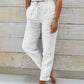 🌟LAST DAY SPECIAL PRICE: ￡11.99!!🌟Women's  Elastic Waist Cotton Linen Casual Pants