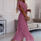 🌸Spring Specials Sale 49% OFF🌸 Women's Solid V-Neck Pleated Flowy Dress