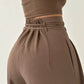 🎉2025 New Products Hot Sale✨Women’s Solid Color High-Waist Straight-Leg Pants