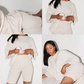💕Last Day Promotion 49% OFF🔥Casual Oversized 2-Piece Lounge Set with Crewneck & Split Hem