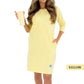 🔥Summer Hot Sale 50% OFF💝✨Round Neck 3/4 Sleeve Dress with Pockets