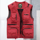 🔥Hot Sale 49% OFF💝✨Breathable Mesh Zip Cargo Vest