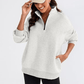 🔥Last Day Promotion 49% OFF🏆Womens Zip-Up Dropped Shoulder Sweatshirt