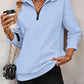 🔥Last Day Promotion 49% OFF🏆Womens Zip-Up Dropped Shoulder Sweatshirt