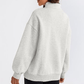 🔥Last Day Promotion 49% OFF🏆Womens Zip-Up Dropped Shoulder Sweatshirt