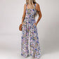 🏖️LAST DAY SALE: ONLY ￡14.99!!🌼Women’s Casual Print Sleeveless Overalls Jumpsuits