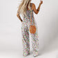 🏖️LAST DAY SALE: ONLY ￡14.99!!🌼Women’s Casual Print Sleeveless Overalls Jumpsuits
