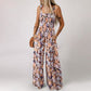 🏖️LAST DAY SALE: ONLY ￡14.99!!🌼Women’s Casual Print Sleeveless Overalls Jumpsuits