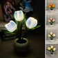 🔥Hot Sale 49% OFF💝✨LED Tulip Night Light Flower Table Lamp