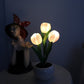 🔥Hot Sale 49% OFF💝✨LED Tulip Night Light Flower Table Lamp