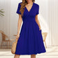 🎁Limited time 49% OFF⏳Women’s Elegant Solid-color V-neck Dress with Pockets