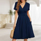 🎁Limited time 49% OFF⏳Women’s Elegant Solid-color V-neck Dress with Pockets