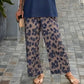 🎁Limited time 49% OFF⏳✨Women’s Round-Neck Tops ＆ Print Pants Two-Piece Set