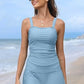 🔥Hot Sale 50% OFF💝✨Women Vintage Tummy Control Two Piece Tankini Swimsuits