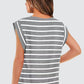 💥Last Day 50% OFF💝✨Women's Basic Fashion Casual Striped Sleeveless Vest T-Shirt
