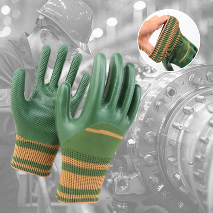 ⏰Last Day 50% OFF🎁 Rubber Coated Work Gloves with Knit Wrist Cuff