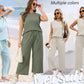 🔥LAST DAY SALE ONLY ￡17.99!!👚2026 New Women's Sleeveless Top & Wide-Leg Pants 2-Piece Set