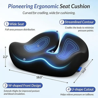 💥Last Day Special Sale 49% OFF💝Ergonomic Memory Foam Seat Cushion
