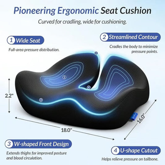 💥Last Day Special Sale 49% OFF💝Ergonomic Memory Foam Seat Cushion