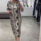 🔥Hot Sale 50% OFF💝✨Women's Casual Round-Neck Short-Sleeve Printed Dress