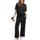 🌸New Arrival 50%OFF💖Women’s Summer Oversized Wide Leg Crop Pants Two Piece Outfits Set