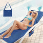 🏖️Summer Hot Sale - ONLY ￡14.99!!⚡50K+ SOLD!🌞🌊Sun Lounger Towel in Bag with Pockets Storage