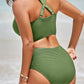 👙2025 New Type ~50% OFF 👙Textured Knot-Front High-Waisted Bikini Set