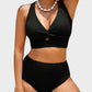 👙2025 New Type ~50% OFF 👙Textured Knot-Front High-Waisted Bikini Set